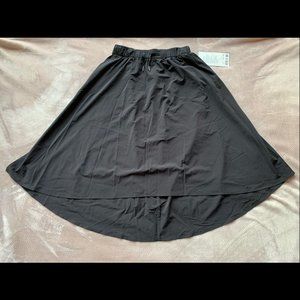 Lululemon Time to Flounce Skirt BLK sz6